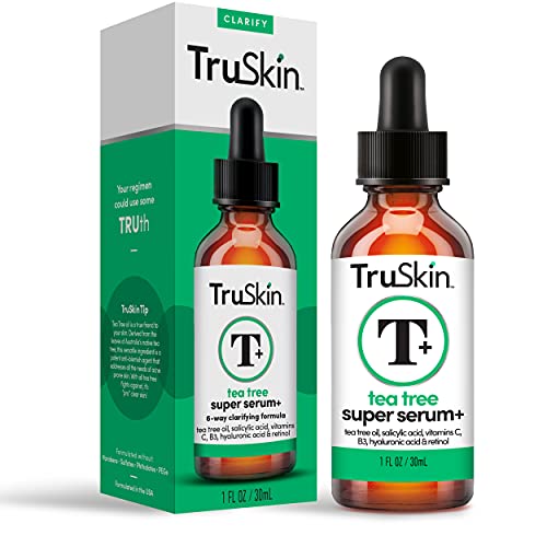 TruSkin Tea Tree Clear Skin Super Serum, formulisan sa ulje čajevca, Vitamin C, salicilna kiselina,