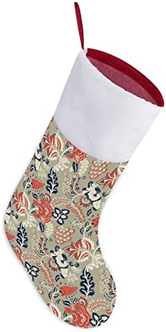 Paisley cvijeće personalizirano božićni čarapa Početna Xmas Tree Kamin Viseće ukrase