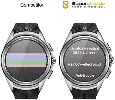 Supershieldz Dizajniran za LG Gledajte sportski zaštitnik zaslona, ​​0,33 mm, protiv ogrebotine, BUBBLE