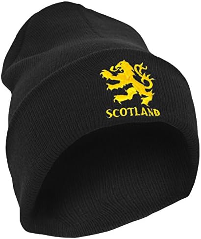 Škotska Muška Lion Dizajn Vezeni Zimski Šešir