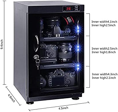 T.A.P 48L Digitalni upravljački elektronički automatski suhi ormar za pohranu za DSLR kameru