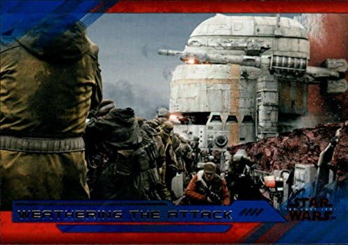 2018 TOPPS Star Wars Posljednji jedi serija 2 plava 85 vremenske prilike napadačka kartica na napad u sirovom