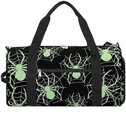 Zelena paukova torba za teretanu putna torba torba sa pretincem za cipele za vikend sportski odmor