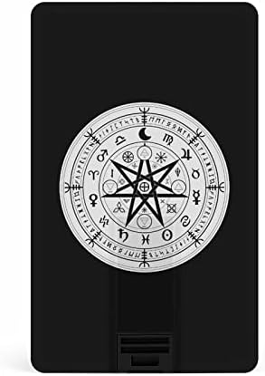 Wiccan Simbol Astrološki znakovi USB 2.0 Flash-diskovi Stick Credict Stick Cret Card