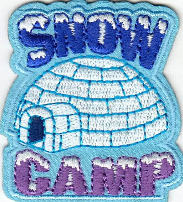 Snow Camp Gvožđe na patch izviđačima Cub Girl Boy Camp