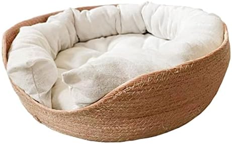 Lüzhong slatki krevet za mačke s mekanim jastukom,pleteno gnijezdo od vrhunskog pamučnog užeta