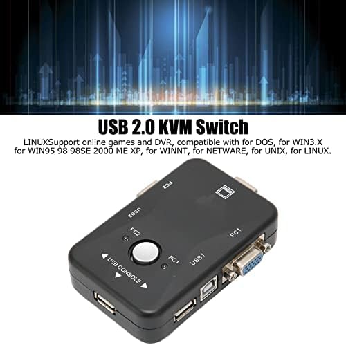 Switcher, Plug and Play USB 2.0 KVM Switch 2 Port za mene