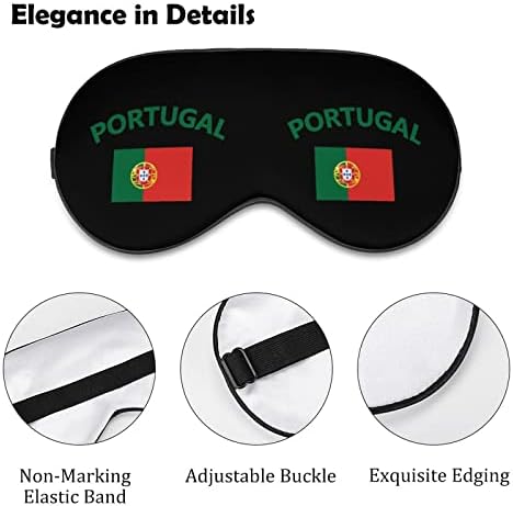 Portugal zastava Mekana maska ​​za oči efektivne maske za spavanje Swlica Comfort povez sa elastičnim