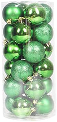 Xios tabela događaja 24 Barled Božićne kuglice ukras privjesak PE kuglični plastični kuglični ručni