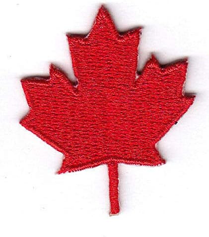 Kanadski crveni javorov list glačalo na patch kanadski simbol