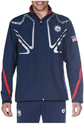 Arena Ženska standard Službeni SAD Plivački reprezentacija Unisex Zip zagrijavanje jakne