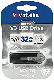 Verbatim 49173 trgovina 'N'GO v3 USB 3.0 pogon, 32GB, crna / siva