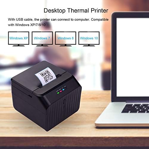 ZHUHW Desktop 58mm termo Label Printer Wired Barcode Printer USB BT veza podrška ESC / POS