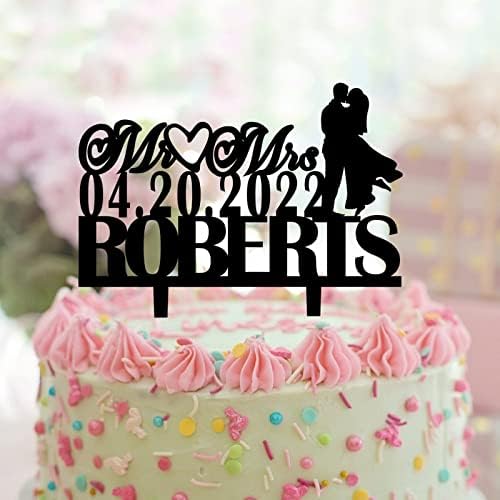 Angažovanje vjenčanih torte Toppers personalizirano smiješno za parove za angažovanje mladenke da