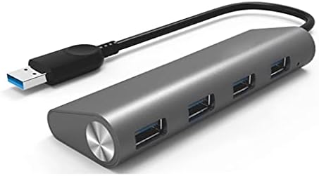 CUJUX 4-Port USB 3.0 Aluminijumska legura Hub multifunkcionalni brzi Adapter za Laptop
