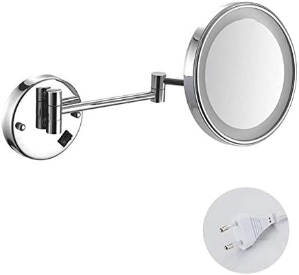 Lianxiao - Šminka Ogledalo za brijanje zrcala Zidne zidne 3x uvećanja Proširena i Chrome Gotov