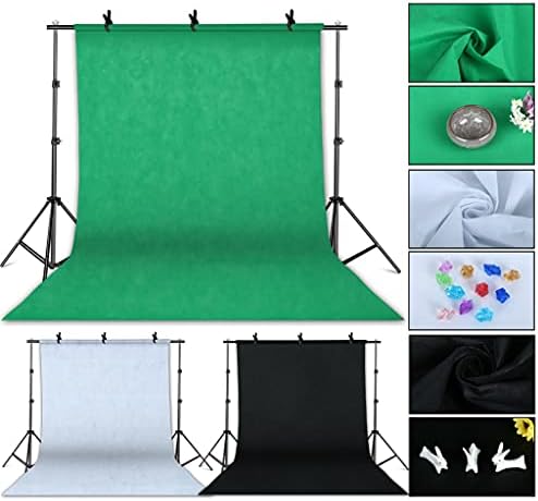Seasd Fotografski rasvjetni komplet 2x3m Pozadina Fotografija Meka kišobran SoftBox lagana postolja Prijenosna