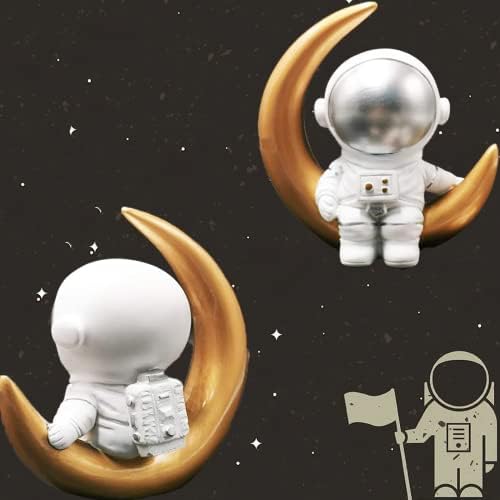 RCGMQUD Astronaut ukras, astronaut figurica za dom / ured / decre Decor, Spaseman Spaceman Skulptura