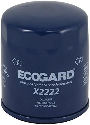 ECOGARD X2222 Filter za motorni ulje za ulje za konvencionalno ulje Chevrolet Silverado 1500 5.3L 2007-2013,