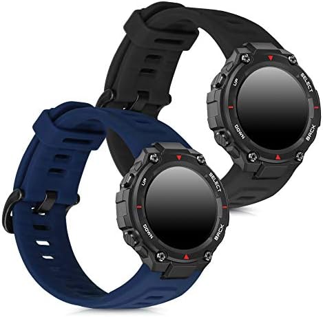 KWMobile Watch Bands kompatibilni sa Huami Amasfit T-Rex - kaiševi set 2 zamjenski silikonski