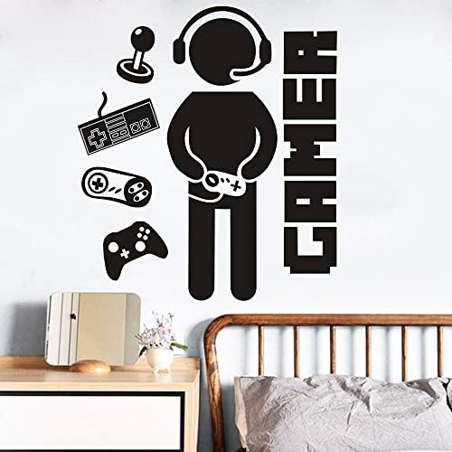 Naljepnice na zidu za igru naljepnice creative gaming Quote Poster za dječake poklon, vinil Peel i Stick