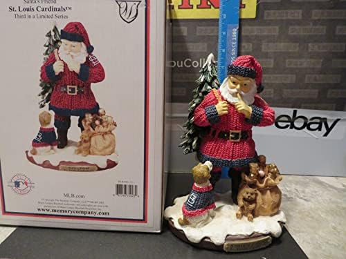 2002. Memorijska kompanija MLB Cardinals Santa's Friend Figurine