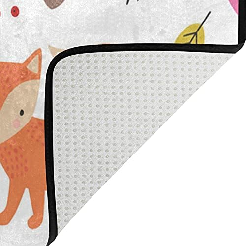 BAXIEJ Comic Cartoon Fox veliki meki tepisi rasadnik Playmat prostirka za igru za djecu soba