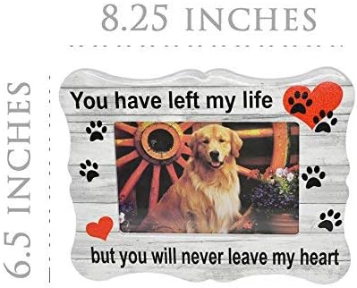 Početna - X Paw Print Memorijalni keramički okvir za slike / poklon za kućne ljubimce / u spomen na psa ili