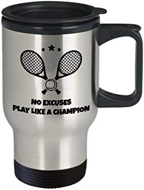 Teniski kava putnička krigla najbolje smiješan jedinstveni teniser čaj savršena ideja za muškarce Žene