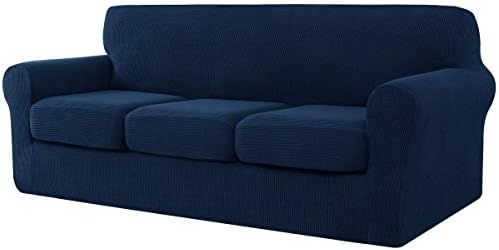 Chun Yi 4 komada Stretch kauč za kauč za 3 sjedala, meka kauč za pranje s 3 odvojena pokrivača