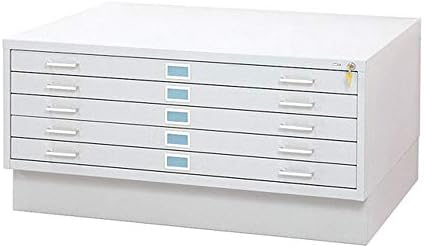 SAFCO proizvodi 4997WHR FLAT FILE zatvorena baza za 5 ladicu 4996HR ravna datoteka, prodaje se zasebno, bijela