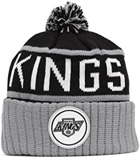 Mitchell & Ness Los Angeles Kings Vintage Custed Pom Knit Cap / Beanie