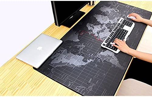 Selfrieden mapa na svijetu igranje mišem, veliki igrački jastučić za miša sa šivenim ivicama,