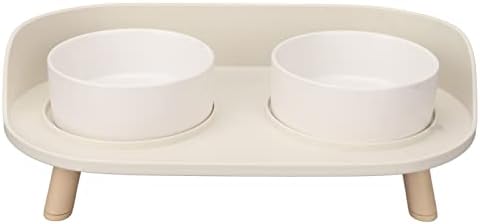Keramičke mačke uzdignute zdjele, nepušačene zdjele za podizanje zdjela Zaokružena posuda sprječavaju
