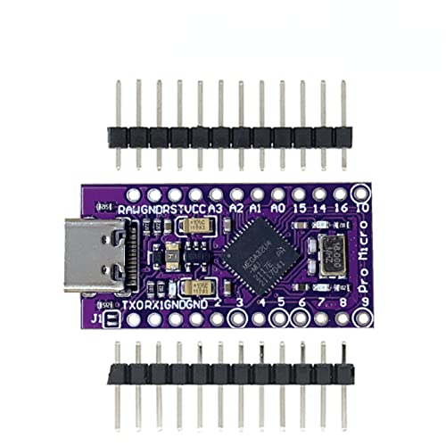 ATMEGA32U4 5V / 16MHz modul sa bootloader-om za Arduino mini USB / Micro USB sa 2 reda zaglavlja za