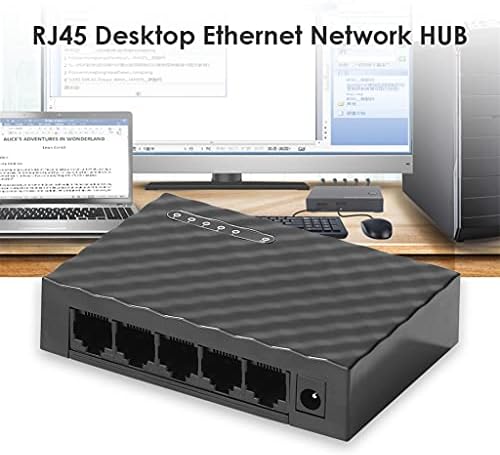 YFQHDD Mini 5-portski radnotop prekidač brzi Ethernet mrežni prekidač LAN HUB RJ45 Ethernet i prebacivanje