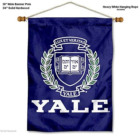 Zastava na Yaleu University House i Set za baner za drvo