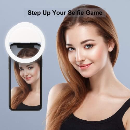 Selfie Ring Light, Portable Clip Selfie Light sa 36 LED za pametni telefon, Laptop, Zoom sastanak,