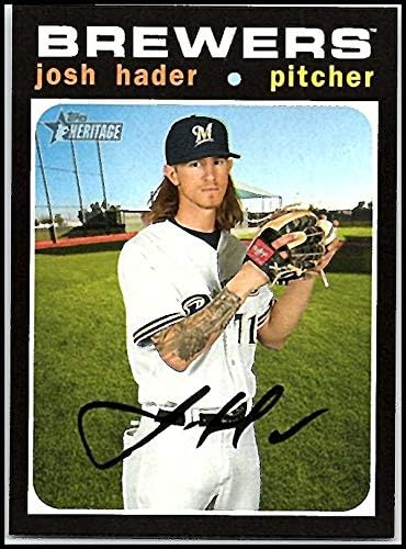 2020 TOPPS Heritage 87 Josh Hader Milwaukee Brewers bejzbol kartica