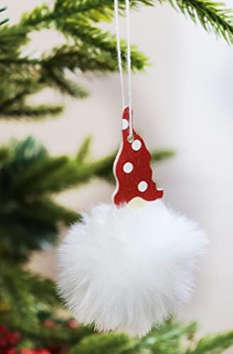 heejoonay 24 kom božićno drvo ukrasi ukrasi set， pliš Angel ukrasi lutka, viseći Privjesci za božićno drvo dekor