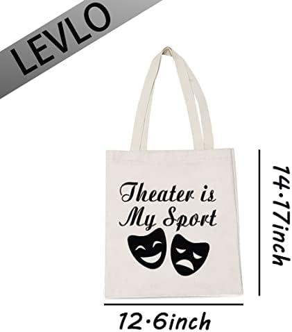 LEVLO acting Inspired Gift Theatre Bags Theatre je moj Sport torbe za kupovinu Tote Torbe za glumu glumica
