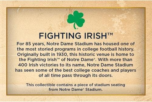 Notre Dame Fighting Irish 12 x 15 stadion Plaketa sa klupom od Notre Dame Stadium - college Team plakete i kolaži