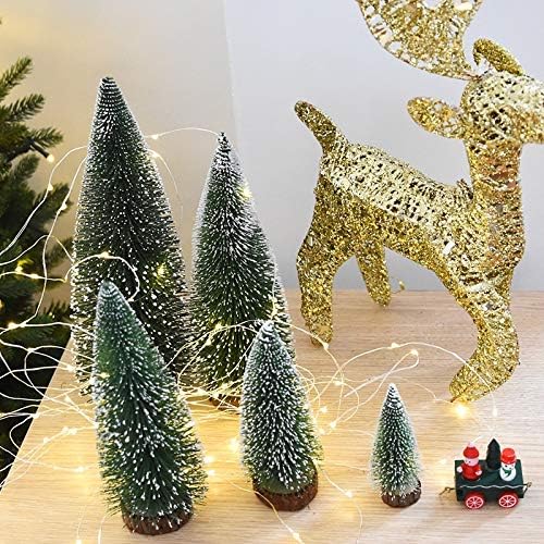 Dekoracija sezone 5 kom 20cm Božićna dekoracija Desktop veštačko božićno drvce.