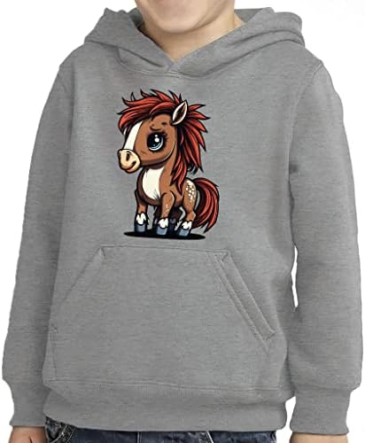 Slatka konja duddler pulover Hoodie - smiješna spužva Fleece Hoodie - crtani duksevi za djecu