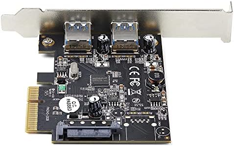 2-portu USB PCIe kartica sa 10Gbps / port - USB 3.1 / 3.2 Gen 2 Type-a PCI Express 3.0 X2 kartica za proširenje