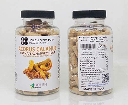 Crow Heilen Biopharm Vacha / Slatka zastava / Acorus Calamus / Bach puder, 500 mg x 360 kapsula, 180 grama