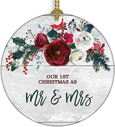 Umirovljeni božićni, ukras za uređenje angažmana - roditeljski pokloni za božićne parove vjenčani