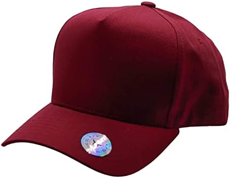 Muka 5 panel šešira Strukturirana bejzbol kapa K-okvir Čvrsti pamučni pamuk Twill šešir visoki profil Golf šešir