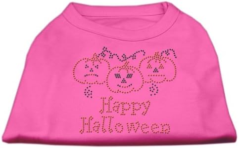 Mirage proizvodi za kućne ljubimce 12-inčni Happy Halloween Rhinestone košulja za kućne ljubimce, srednje,