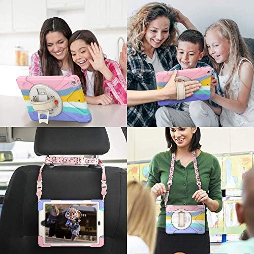 Ambison iPad 6th generacija CASSE, potpuno zaštitna hibridna kućica otporna na udarce za djecu, iPad 9,7